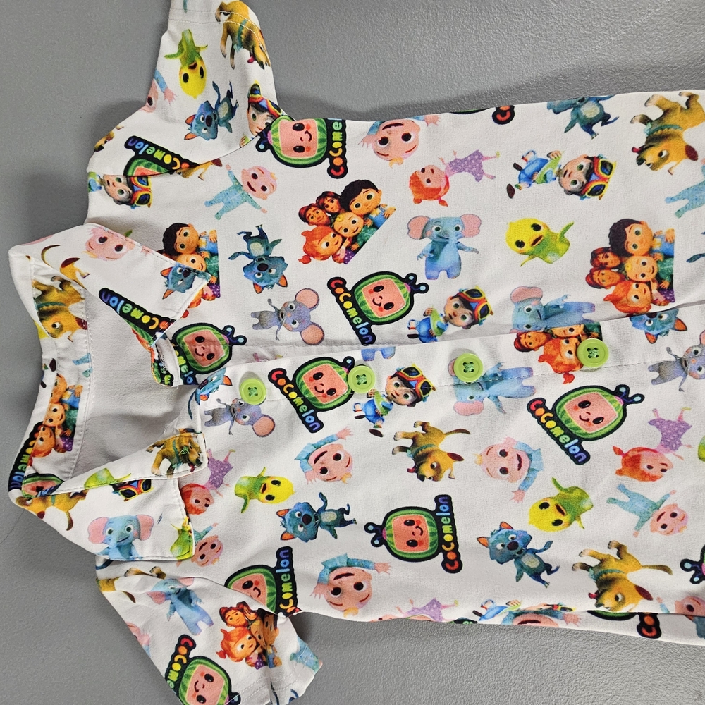 Cocomelon Button Shirt